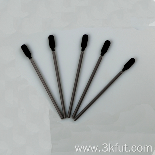 Black Open-Cell Cleanroom Foam Tip Swab